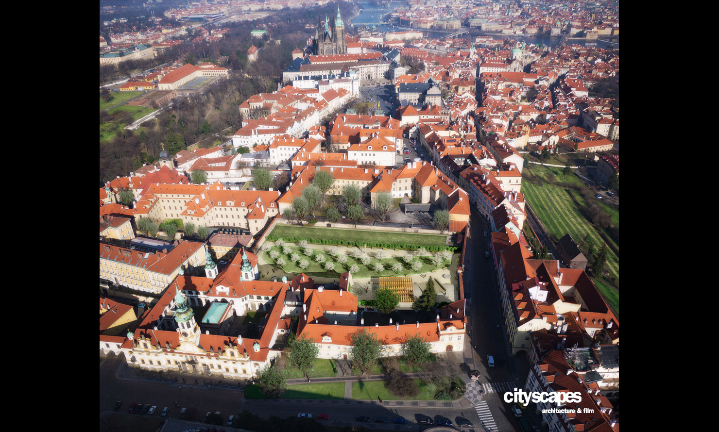 Loretanska Zahrada - Aerial Shot