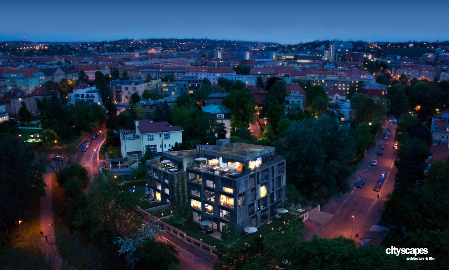 Villa Na Marne - Night Shot